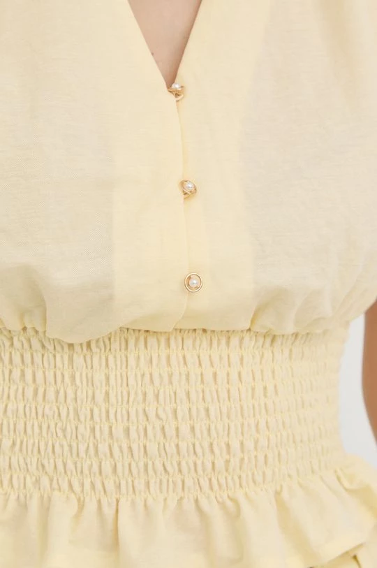 Γυναικεία Μπλούζες Μπλουζάκι Morgan κίτρινο - Image 5