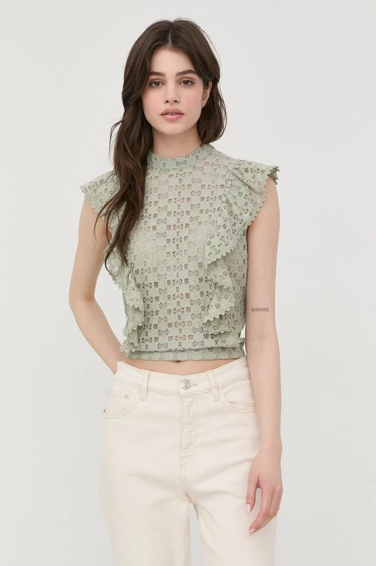 Γυναικεία Μπλούζες Μπλουζάκι Morgan πράσινο - Image 4