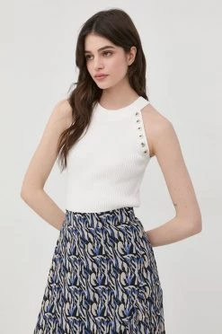 Γυναικεία Αμάνικος Top Morgan άσπρο