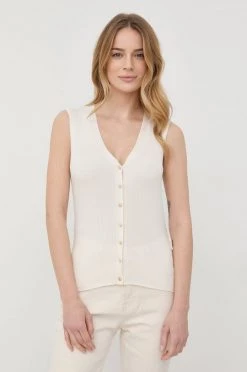 Γυναικεία Αμάνικος Top Morgan μπεζ