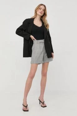 Γυναικεία Αμάνικος Top Morgan μαύρο