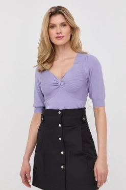 Γυναικεία Χωρίς φερμουάρ Πουλόβερ Morgan χρώμα: μοβ,