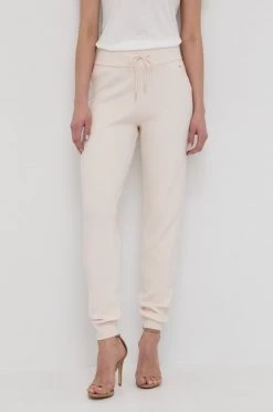 Γυναικεία Υφασμάτινα Morgan - Παντελόνι κρεμ