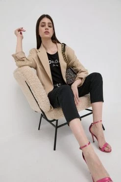 Γυναικεία Relaxed Morgan - τζιν παντελονι Basil μαύρο