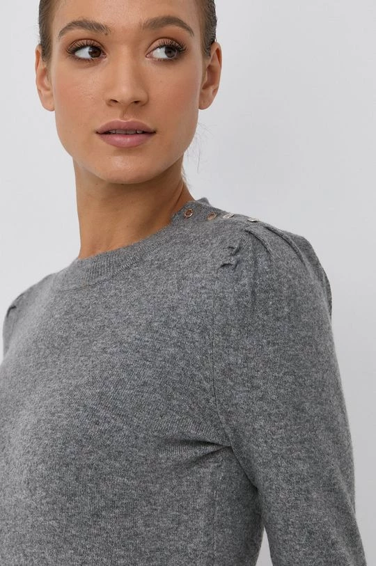 Γυναικεία Φορέματα Φόρεμα από μείγμα μαλλιού Morgan γκρι - Image 5