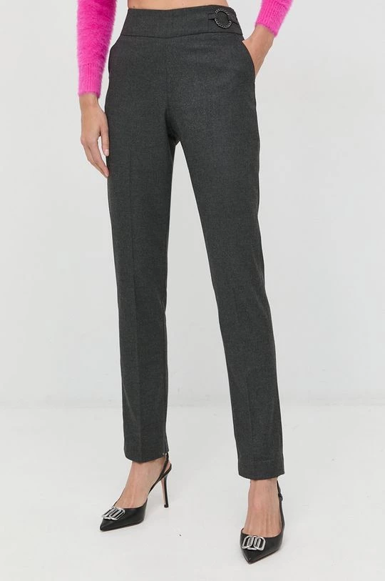 Γυναικεία Υφασμάτινα Παντελόνι Morgan γκρι,