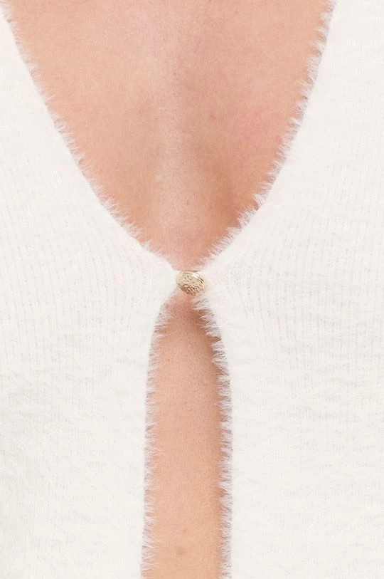 Γυναικεία Με φερμουάρ Πλεκτή ζακέτα Morgan μπεζ - Image 5