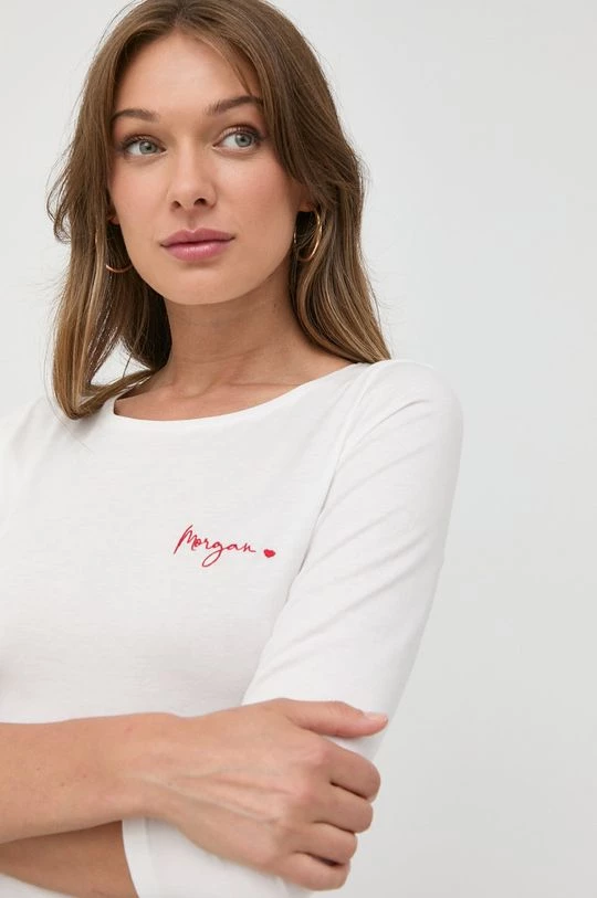 Γυναικεία Μακρυμάνικο Longsleeve Morgan άσπρο - Image 4