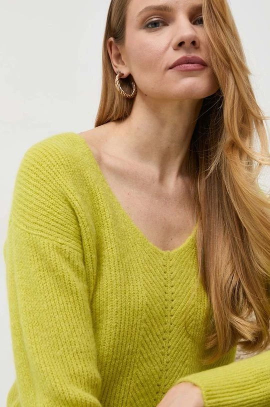 Γυναικεία Χωρίς φερμουάρ Πουλόβερ με προσθήκη μαλλιού Morgan χρώμα: πράσινο, - Image 4