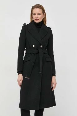 Γυναικεία Παλτά Μάλλινο παλτό Morgan μαύρο,