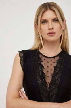 Γυναικεία Αμάνικος Κορμάκι Morgan μαύρο