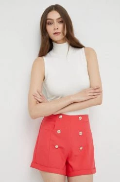 Γυναικεία Σορτς Βαμβακερό σορτσάκι Morgan πορτοκαλί,