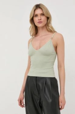 Γυναικεία Αμάνικος Top Morgan χρώμα: πράσινο