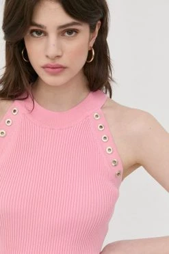 Γυναικεία Αμάνικος Top Morgan ροζ