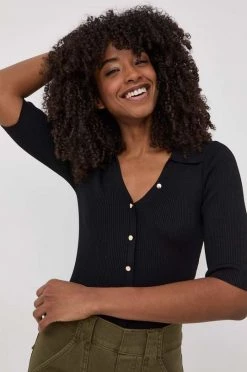 Γυναικεία Χωρίς φερμουάρ Πουλόβερ Morgan χρώμα: μαύρο,