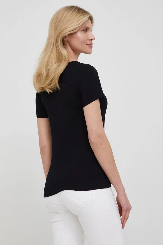 Γυναικεία Κοντομάνικο Μπλουζάκι Morgan χρώμα: μαύρο - Image 3