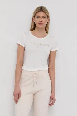 Γυναικεία Κοντομάνικο Morgan - Μπλουζάκι μαύρο