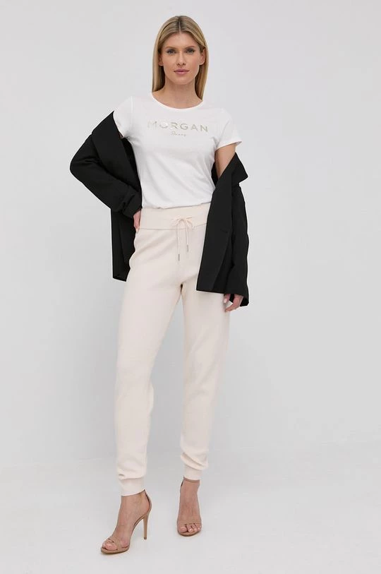 Γυναικεία Κοντομάνικο Morgan - Μπλουζάκι μαύρο - Image 2