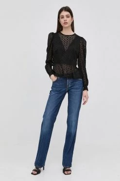 Γυναικεία Μπλούζες Morgan - Μπλουζάκι μαύρο