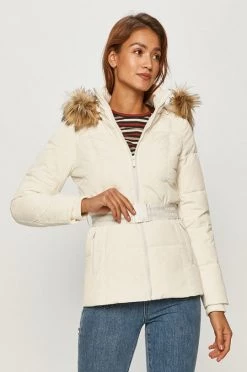 Γυναικεία Κοντά μπουφάν Morgan - Μπουφάν με επένδυση από πούπουλα λευκό