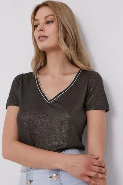 Γυναικεία Κοντομάνικο Μπλουζάκι Morgan χρώμα: πράσινο