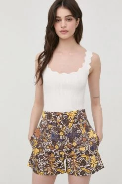 Γυναικεία Αμάνικος Top Morgan άσπρο