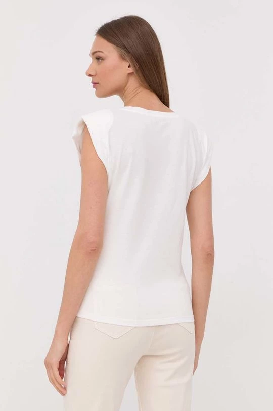 Γυναικεία Κοντομάνικο Μπλουζάκι Morgan άσπρο - Image 3