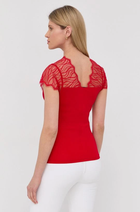 Γυναικεία Κοντομάνικο Μπλουζάκι Morgan χρώμα: κόκκινο - Image 3