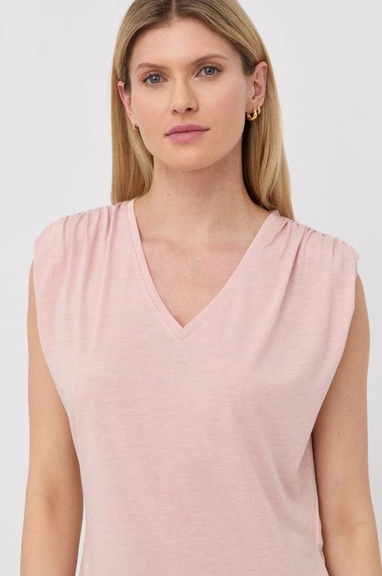 Γυναικεία Κοντομάνικο Μπλουζάκι Morgan χρώμα: ροζ - Image 4