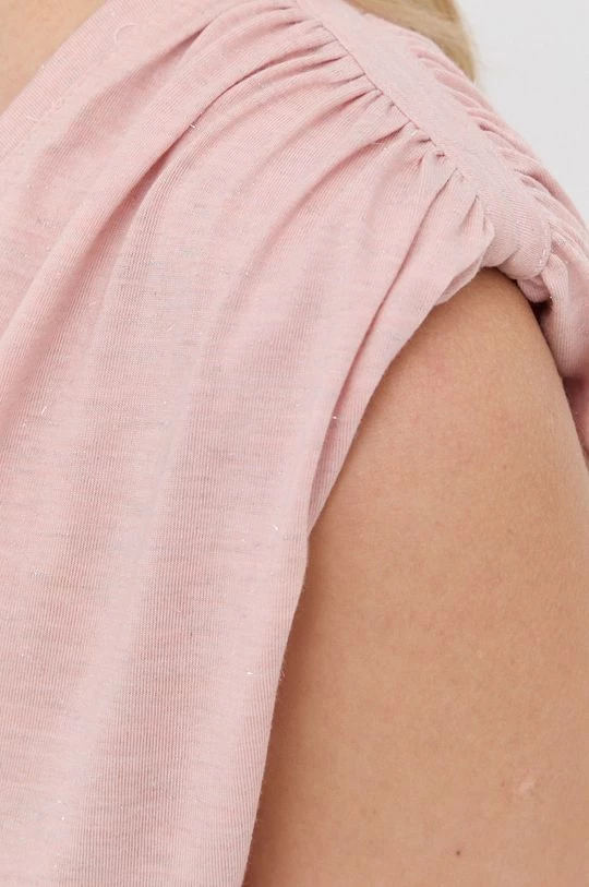 Γυναικεία Κοντομάνικο Μπλουζάκι Morgan χρώμα: ροζ - Image 5