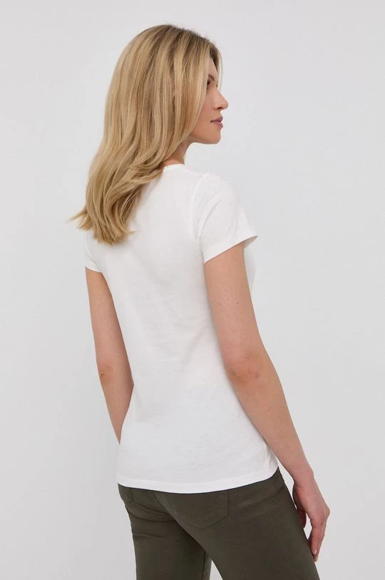 Γυναικεία Κοντομάνικο Μπλουζάκι Morgan χρώμα: άσπρο - Image 3