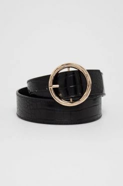 Γυναικεία Ζώνες Ζώνη Morgan χρώμα: μαύρο