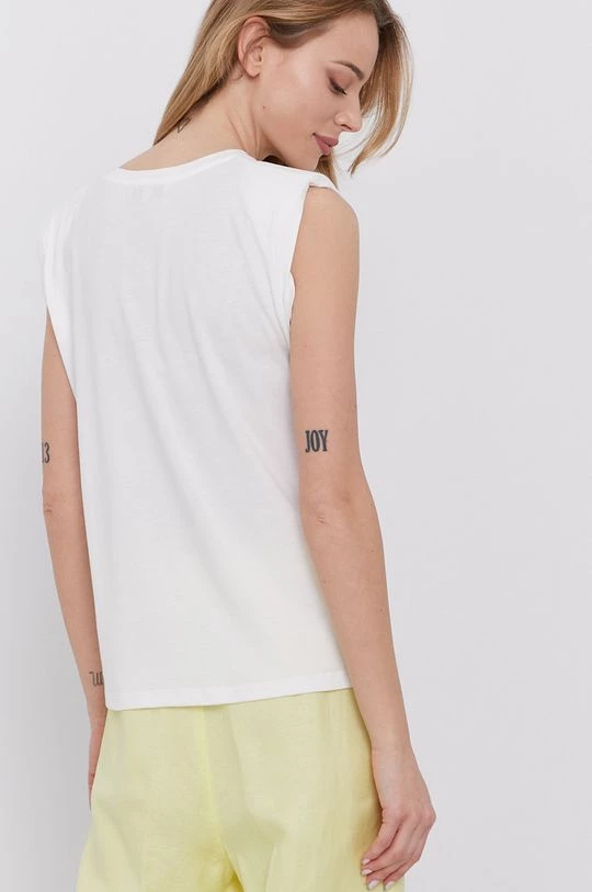 Γυναικεία Αμάνικος Top Morgan χρώμα: άσπρο - Image 3