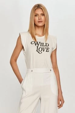 Γυναικεία Κοντομάνικο Morgan - Μπλουζάκι μαύρο