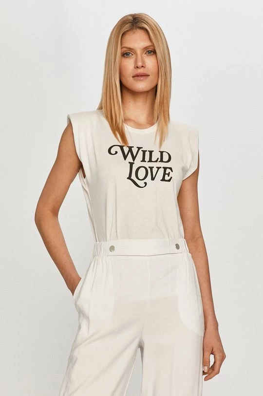 Γυναικεία Κοντομάνικο Morgan - Μπλουζάκι μαύρο