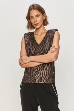 Γυναικεία Μπλούζες Morgan - Μπλουζάκι καφέ