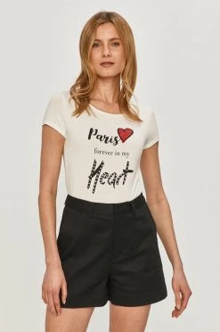 Γυναικεία Κοντομάνικο Μπλουζάκι Morgan άσπρο