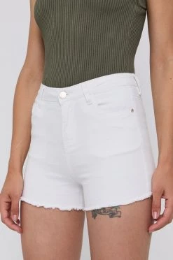 Γυναικεία Σορτς Τζιν σορτς Morgan χρώμα: άσπρο