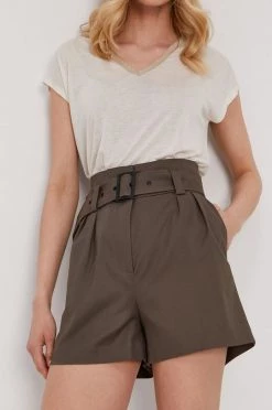 Γυναικεία Σορτς Morgan χρώμα: πράσινο