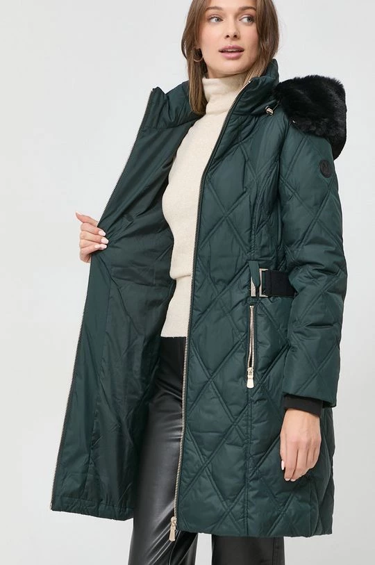 Γυναικεία Μακριά μπουφάν Μπουφάν με επένδυση από πούπουλα Morgan πράσινο, - Image 5