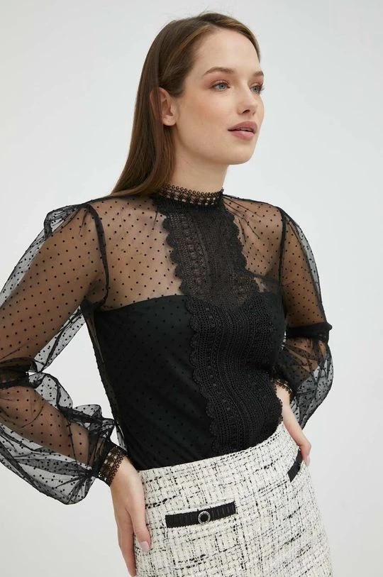 Γυναικεία Μπλούζες Μπλουζάκι Morgan μαύρο