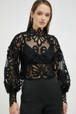 Γυναικεία Μπλούζες Μπλουζάκι Morgan μαύρο