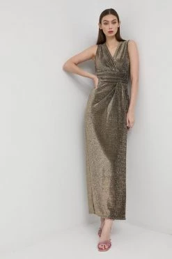 Γυναικεία Φορέματα Φόρεμα Morgan χρυσαφί,