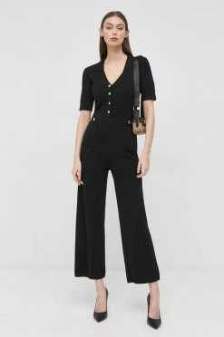 Γυναικεία Ολόσωμες φόρμες Μαντήλι από συνδυασμό μαλλιού Morgan μαύρο,