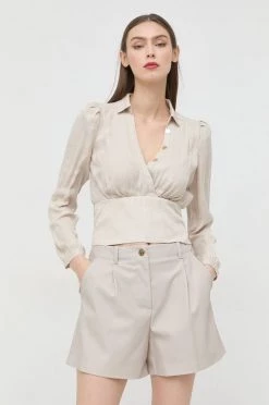 Γυναικεία Μπλούζες Μπλουζάκι Morgan μπεζ