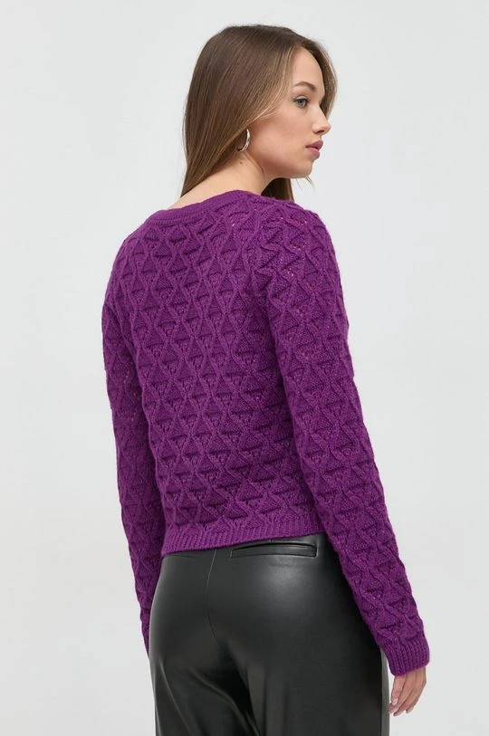 Γυναικεία Χωρίς φερμουάρ Πουλόβερ με προσθήκη μαλλιού Morgan χρώμα: μοβ, - Image 3