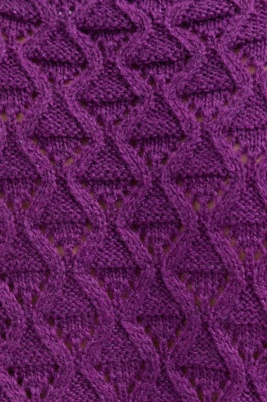 Γυναικεία Χωρίς φερμουάρ Πουλόβερ με προσθήκη μαλλιού Morgan χρώμα: μοβ, - Image 5