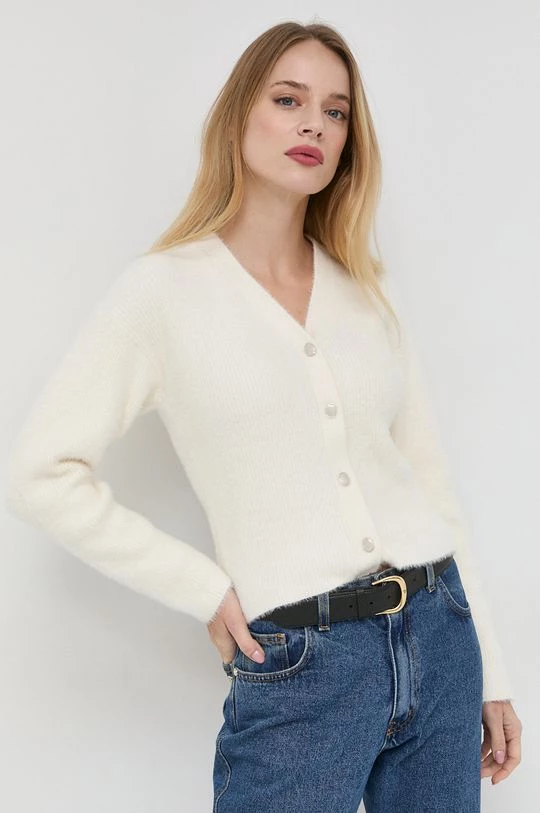 Γυναικεία Με φερμουάρ Πλεκτή ζακέτα Morgan μπεζ