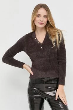 Γυναικεία Χωρίς φερμουάρ Πουλόβερ Morgan καφέ,