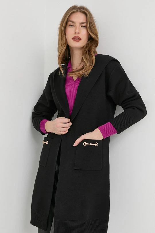 Γυναικεία Με φερμουάρ Πουλόβερ Morgan μαύρο